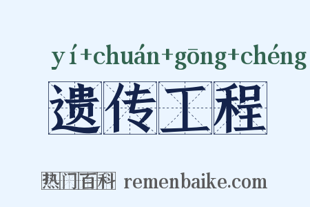 遗传工程是什么意思的图片
